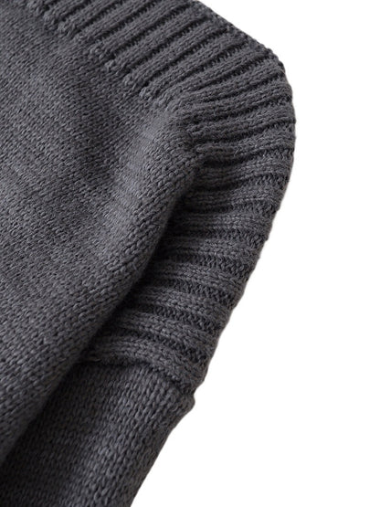 Pull overize décontracté pour femmes en matériau tricot doux Chic und Stil