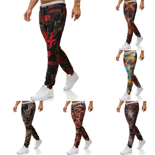 Men's sports pants with unique pattern Chic and Style