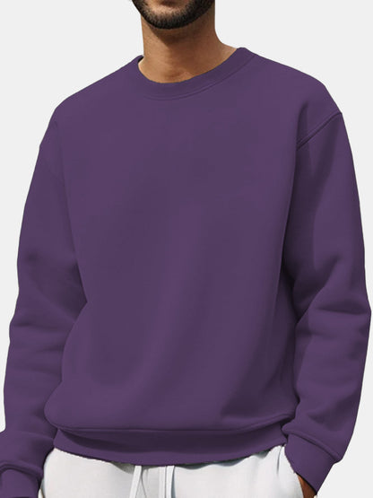 Casual pullover for men with dropped shoulders Chic and Style