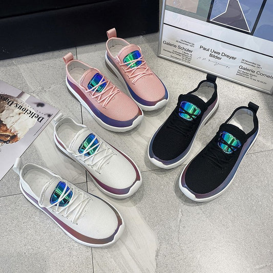 Baskets de sport respirantes pour femmes avec détail réfléchissant Chic und Stil