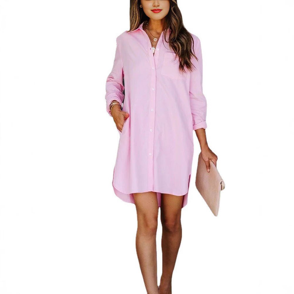 Robe chemise élégante pour dames Chic und Stil
