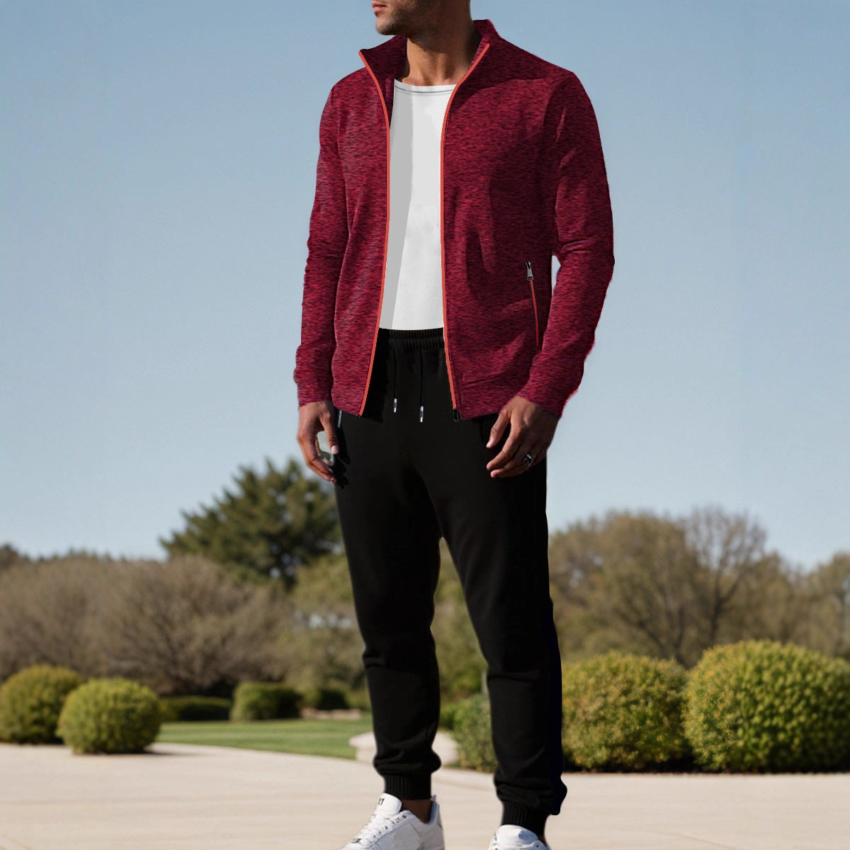 Veste de sport pour hommes en matériaux hautement élastiques et à coupe confortable Chic und Stil