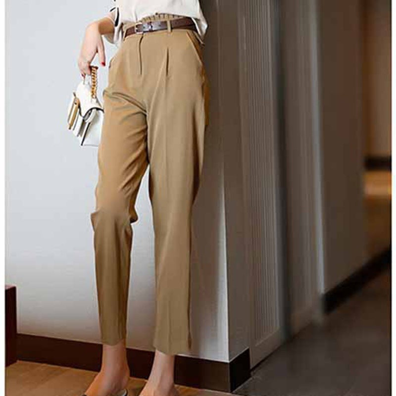 Pantalons habillés taille haute pour femmes Chic und Stil