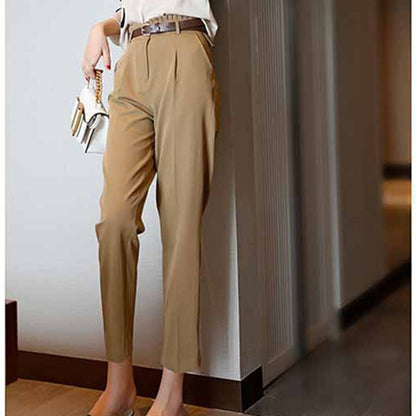 Pantalons habillés taille haute pour femmes Chic und Stil