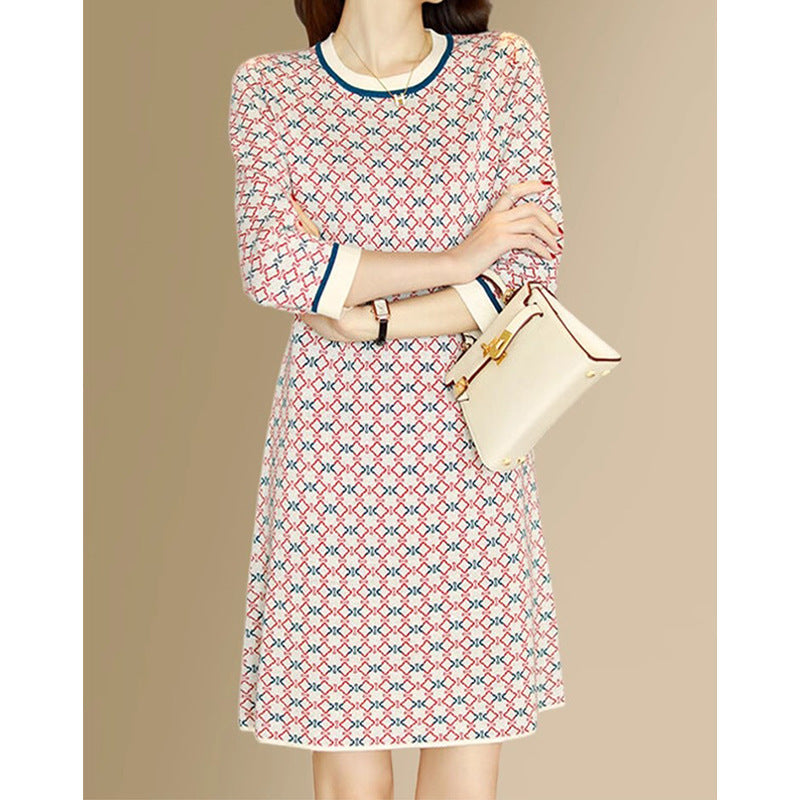 Robe décontractée à motifs pour femmes Chic und Stil