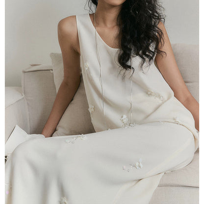 Jupe maxi brodée élégante pour femmes Chic und Stil