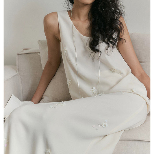 Jupe maxi brodée élégante pour femmes Chic und Stil