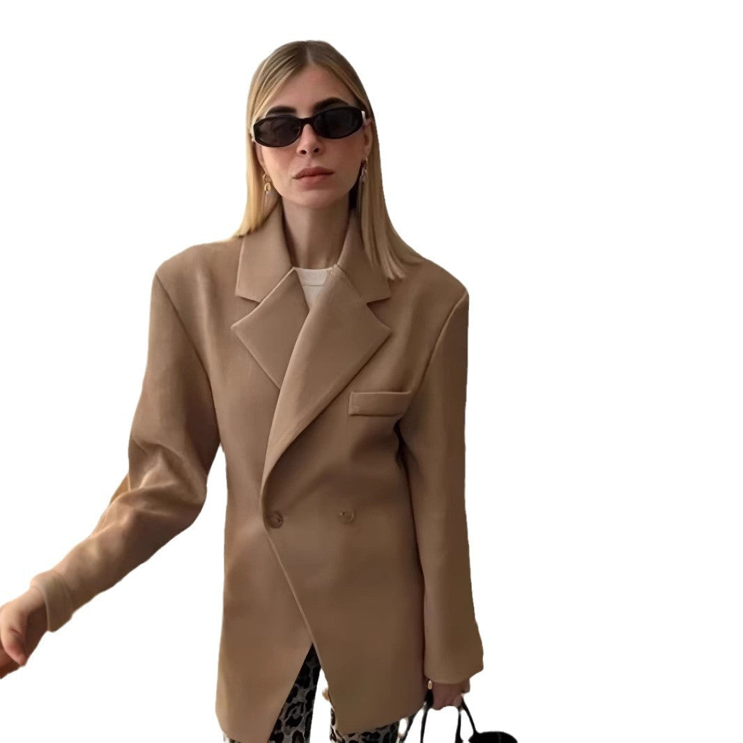 Dames Élégant Blazer Oversize Chic und Stil