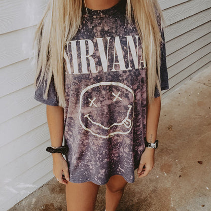 Dame T-shirt oversized avec un design vintage unique Chic und Stil