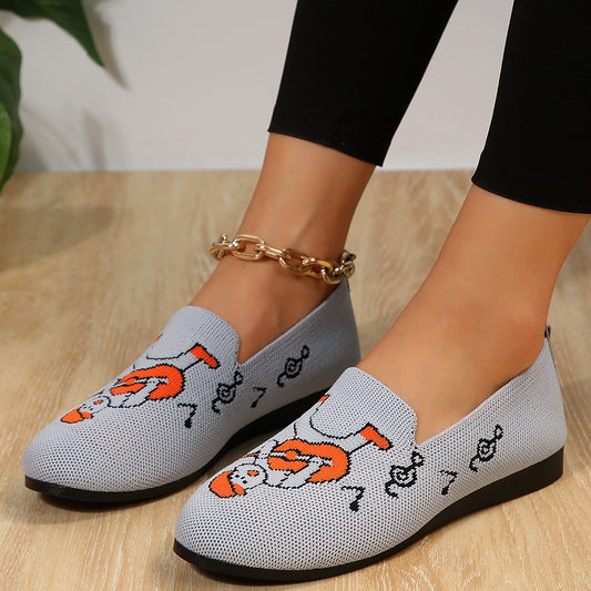 Baskets décontractées pour femmes avec motif créatif et semelle antidérapante Chic und Stil