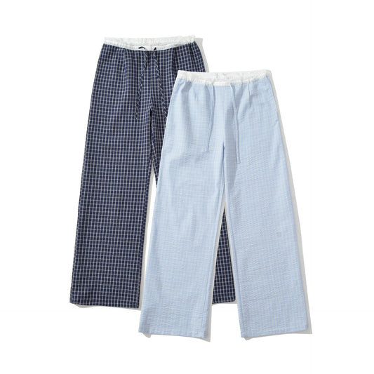 Casual palazzo pants for women with elastic waist and wide legs Chic and Style