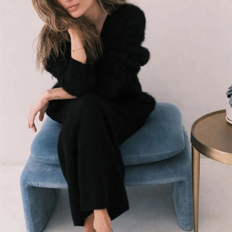 Dames Cardigan Oversized Fluffy Chic und Stil