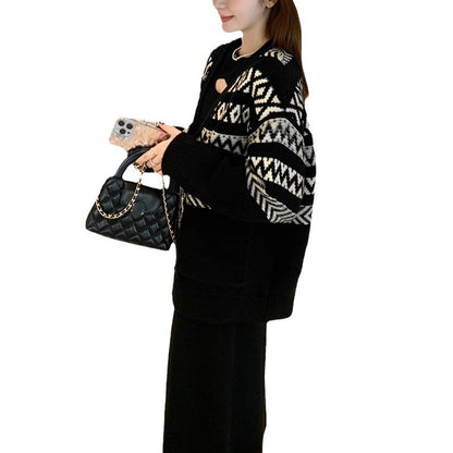 Dames cardigan en tricot douillet Chic und Stil