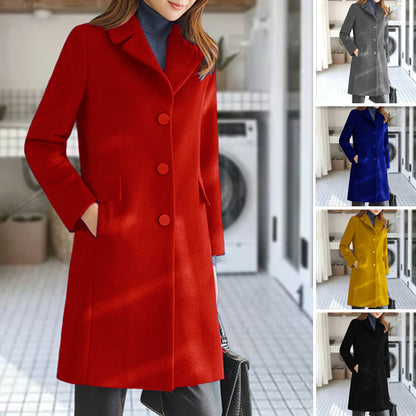 Ladies classic wool coat Chic and Style
