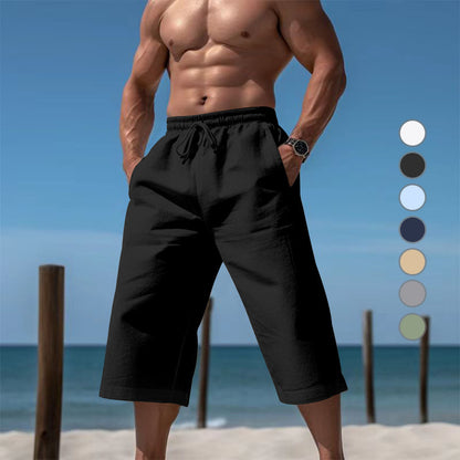 Shorts de plage décontractés pour hommes avec taille élastique et poches latérales pratiques Chic und Stil