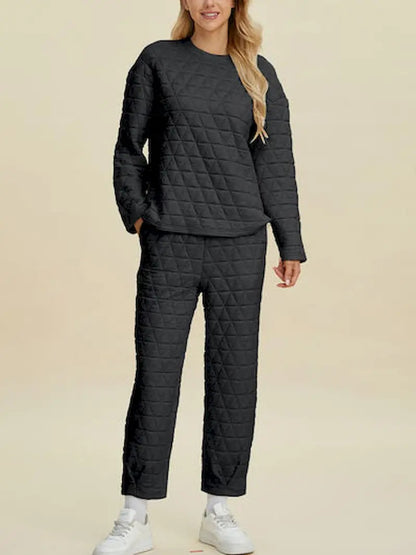 Dames Ensemble de détente matelassé Chic und Stil