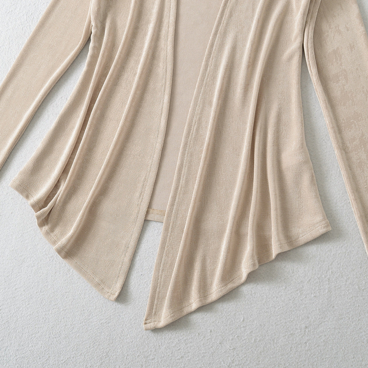 Dames élégant, cardigan asymétrique Chic und Stil