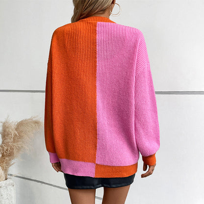 Veste en tricot décontractée pour femmes avec design asymétrique et tricot structuré Chic und Stil