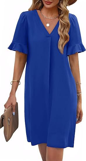 Robe décontractée en lin pour femmes Chic und Stil