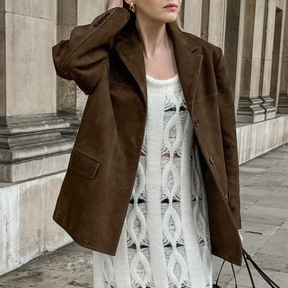Blazer oversize pour femmes avec une coupe élégante et des poches pratiques Chic und Stil