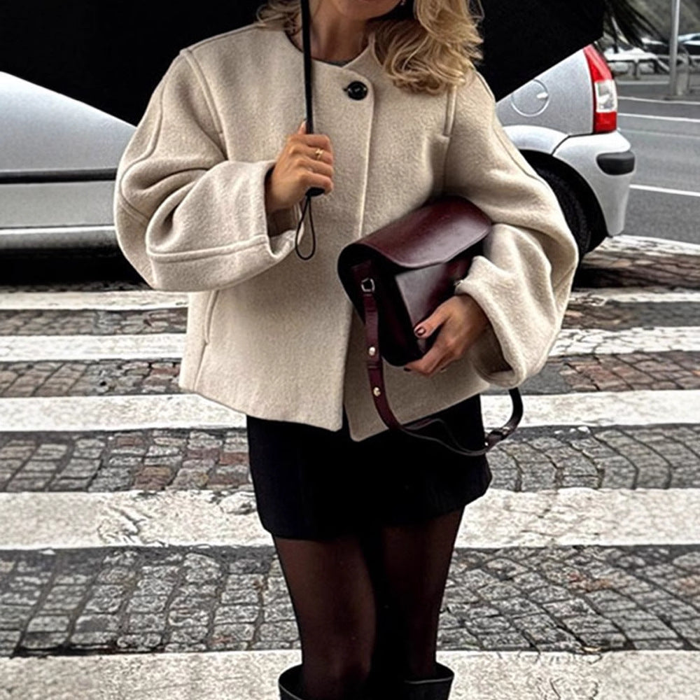 Women elegant oversized blazer jacket Chic and Style