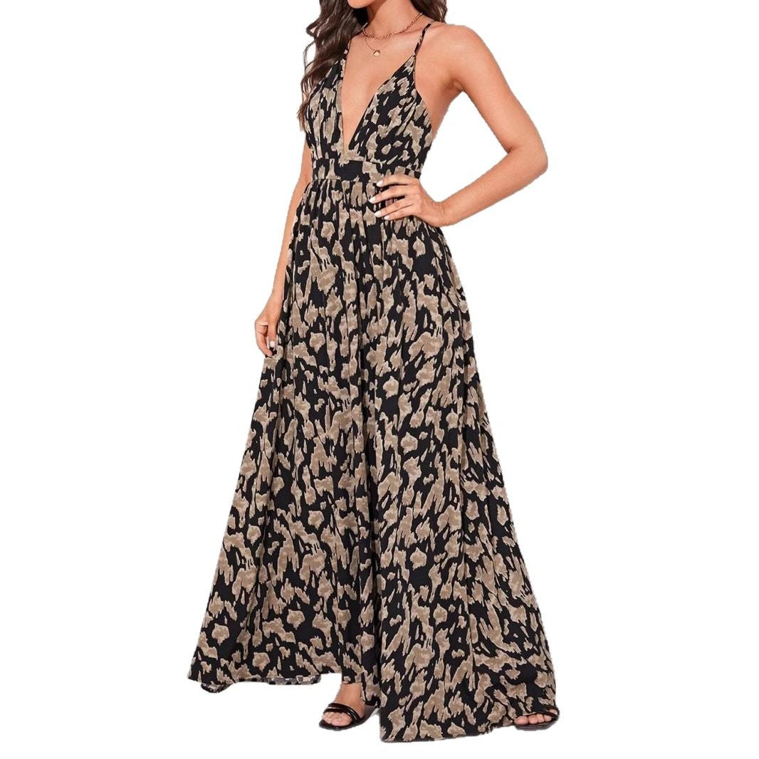 Dames magnifique robe maxi à volants Chic und Stil