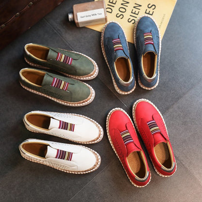 Baskets slip-on pour femmes respirantes avec bande élastique et design en liège tendance Chic und Stil