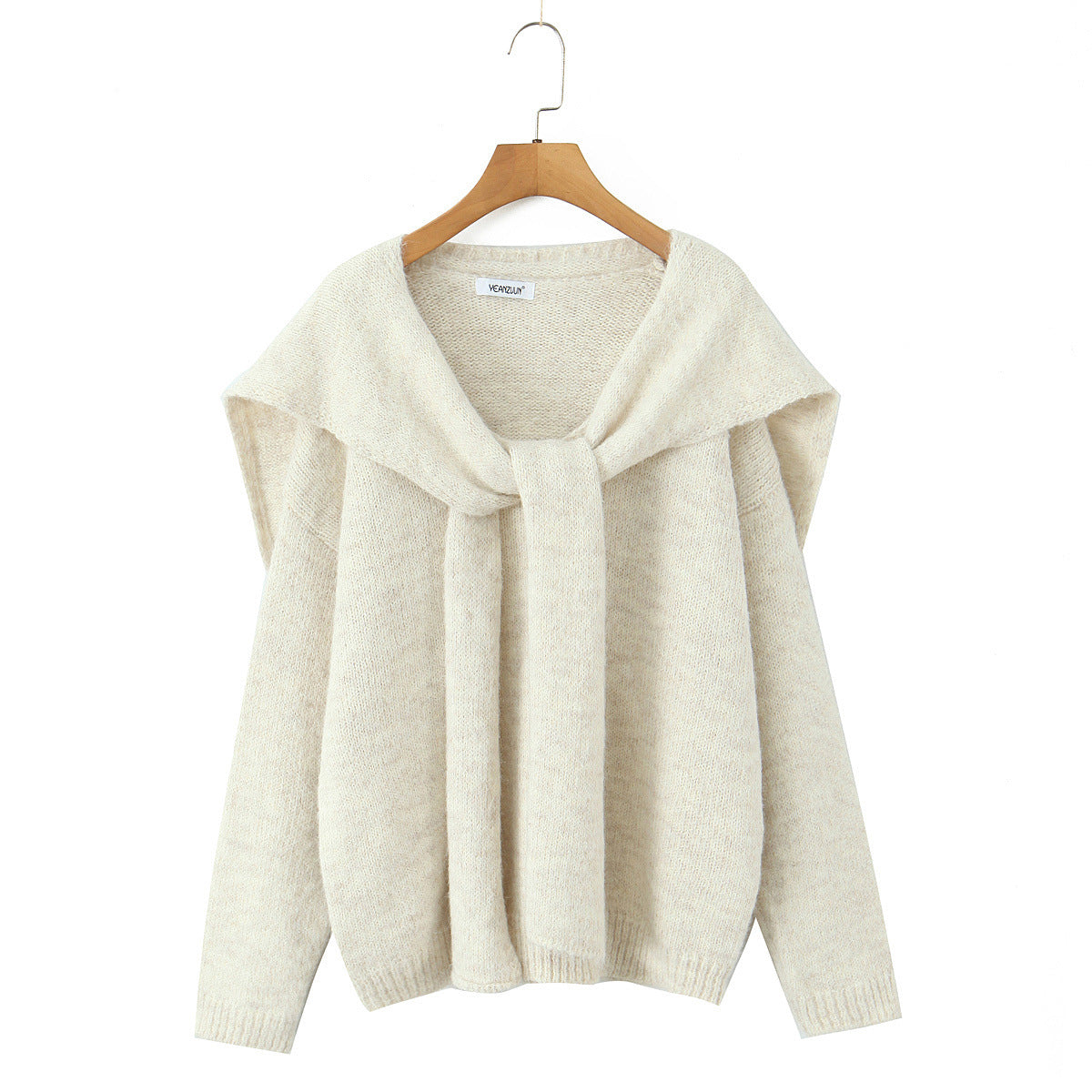 Pull en maille tendance pour femmes avec col large et coupe décontractée Chic und Stil
