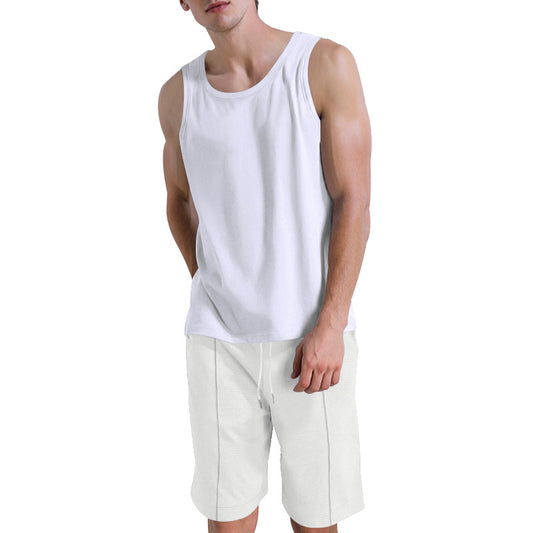 Tenue de sport décontractée pour hommes avec haut sans manches et shorts Chic und Stil