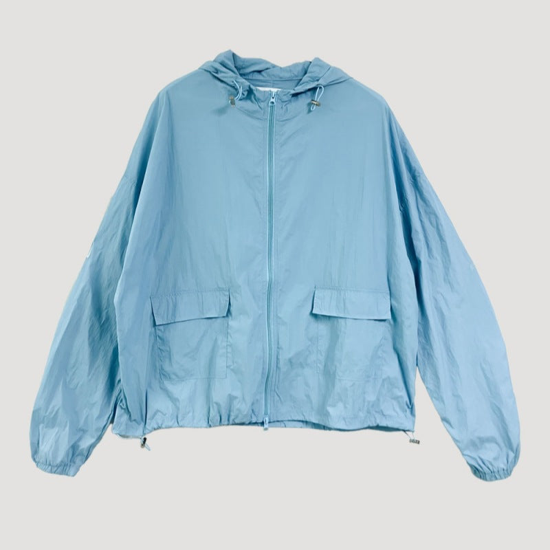 Veste coupe-vent décontractée pour femmes avec poches pratiques Chic & Stil