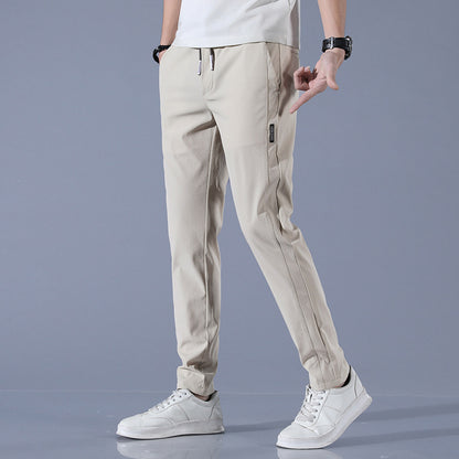 Men's sports pants with adjustable drawstring and zippered pockets on the sides Chic and Style