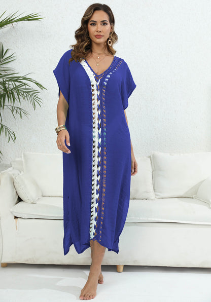 Dames élégant Kaftan robe de plage Chic und Stil
