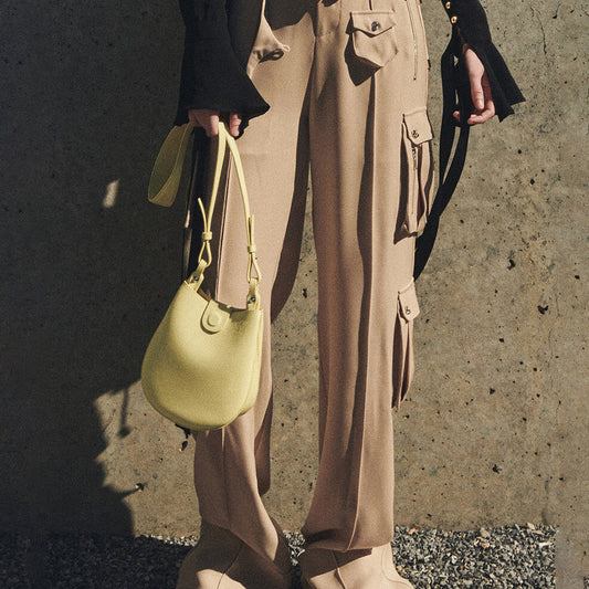 Women Cargo Pants with Stylish Laced Design and Practical Pockets Chic and Style