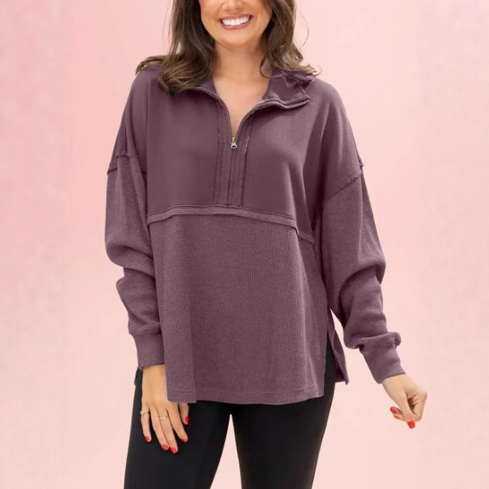 Pull femme décontracté avec fermeture éclair Chic und Stil
