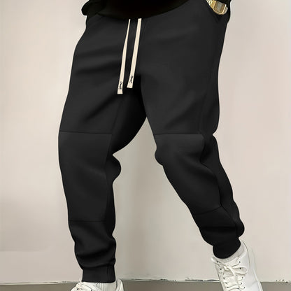 Chic and stylish men's athletic pants with modern color-block elements
