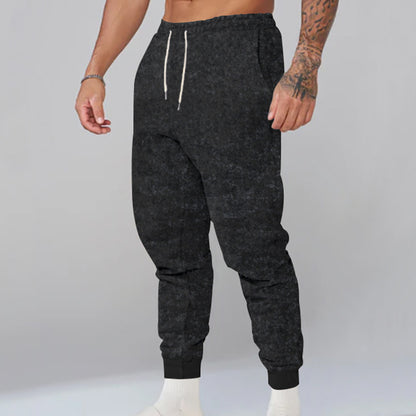 Comfortable sweatpants for men with elastic waist and sporty style Chic and Style