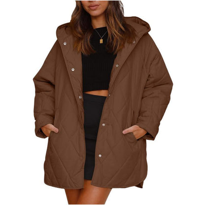 Ladies Chic and Style Padded Heated Coat