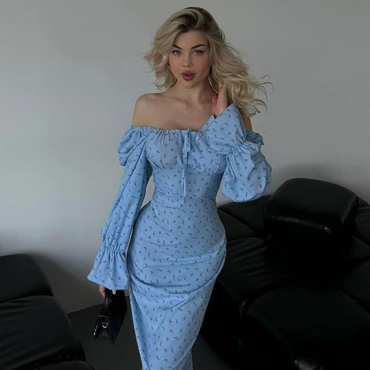 Robe Maxi Florale pour Femme Chic und Stil