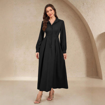 Robes chemises élégantes pour femmes avec jupe fluide et poches pratiques Chic und Stil