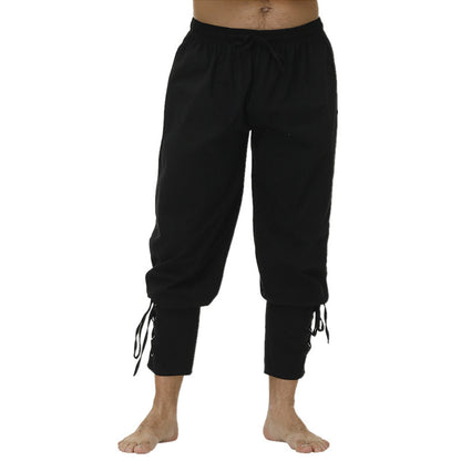 Men's leisure pants with a trendy fit and practical lace details Chic and Style