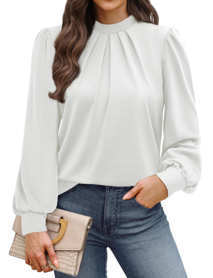 Dames élégante blouse avec manches bouffantes Chic und Stil