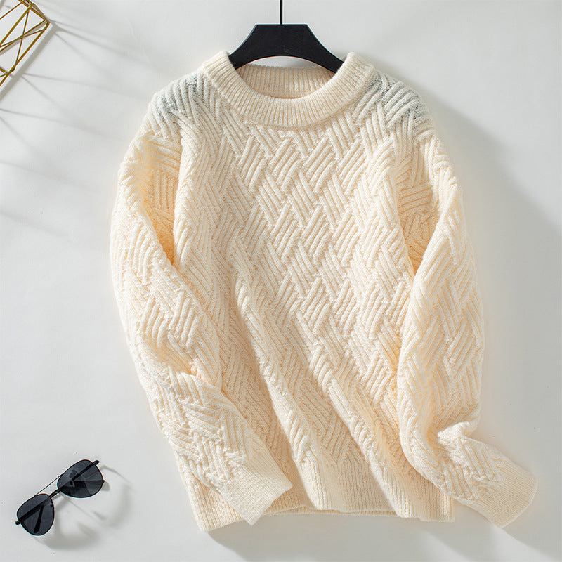 Pull en tricot pour femmes avec un motif structuré moderne et une coupe confortable Chic und Stil