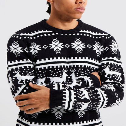 Funny Christmas sweatshirt for men with exclusive Chic und Stil pattern