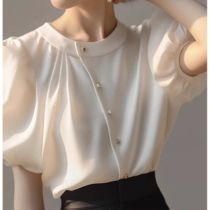 Blouse élégante à boutons pour femmes Chic und Stil