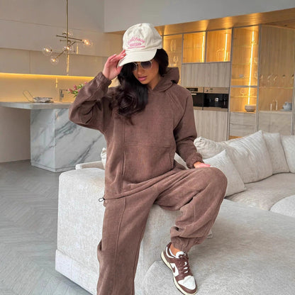 Dames Cozy Sweatset Chic und Stil