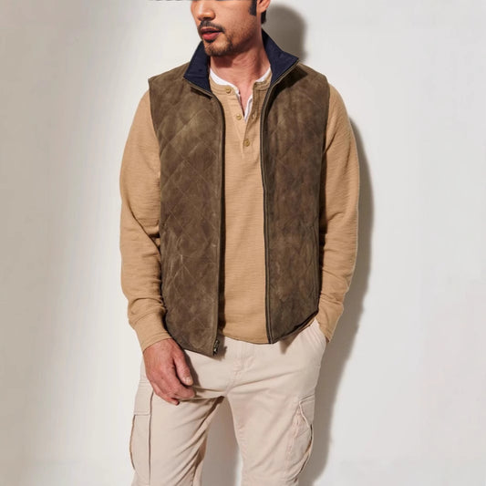 Heated vests for men with high collar Chic and Style