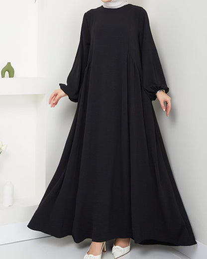 Robe maxi élégante pour dames avec des manches volumineuses et une coupe fluide Chic und Stil
