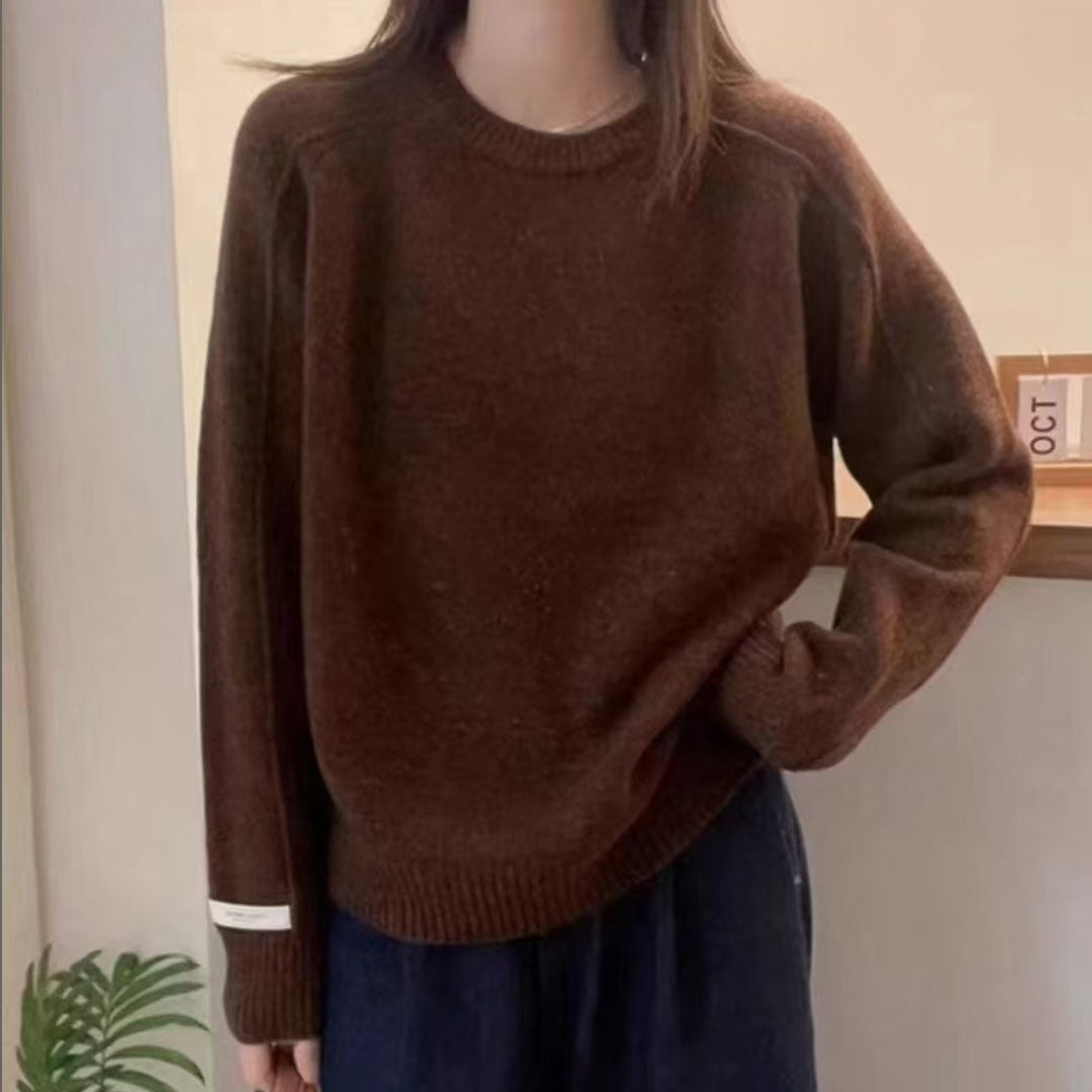 Femmes Pull de haute qualité avec design structuré et coupe ample Chic und Stil