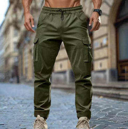Pantalon cargo fonctionnel pour homme avec taille ajustable et poches pratiques Chic und Stil