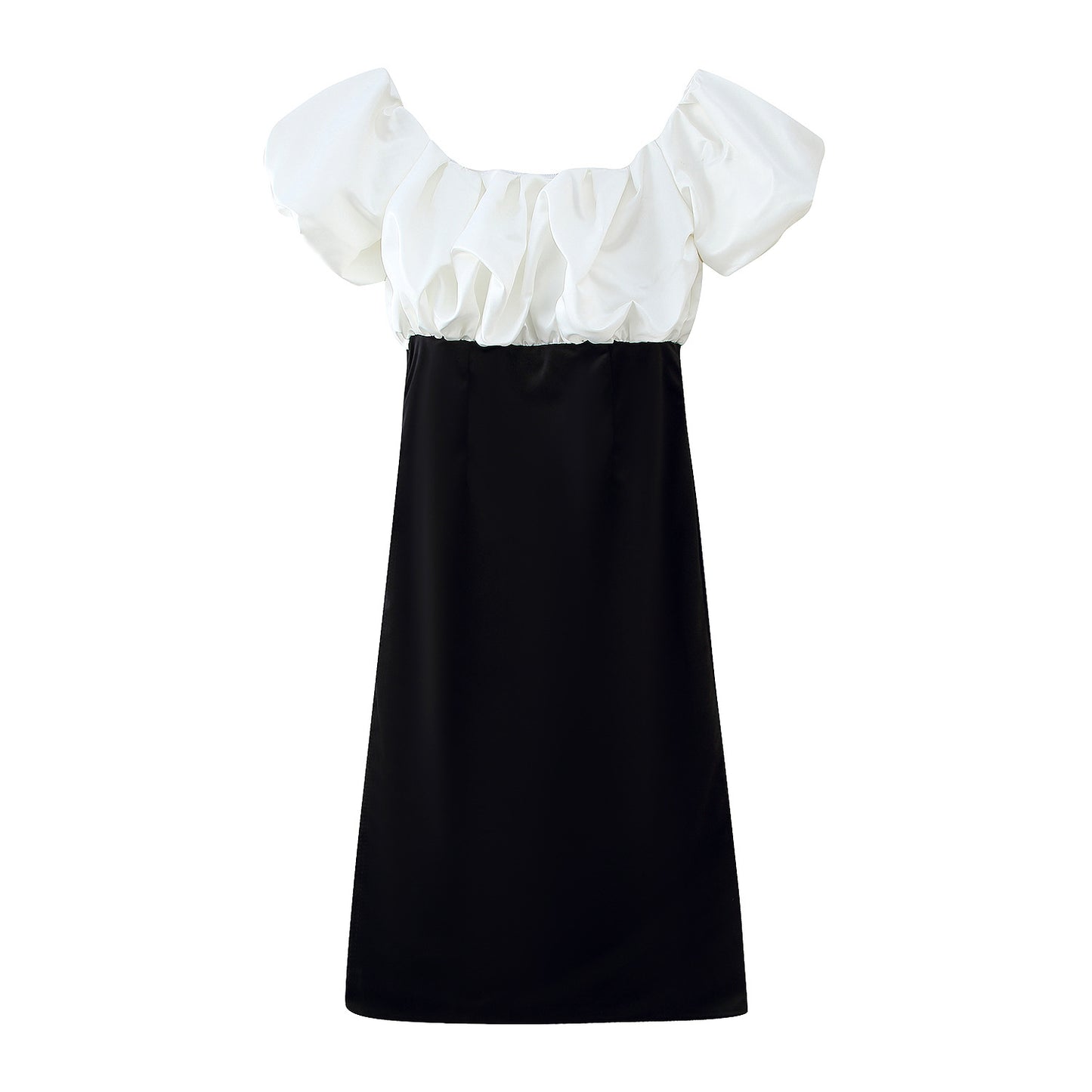 Robe maxi femme avec des détails de volants volumineux et une coupe élégante Chic und Stil
